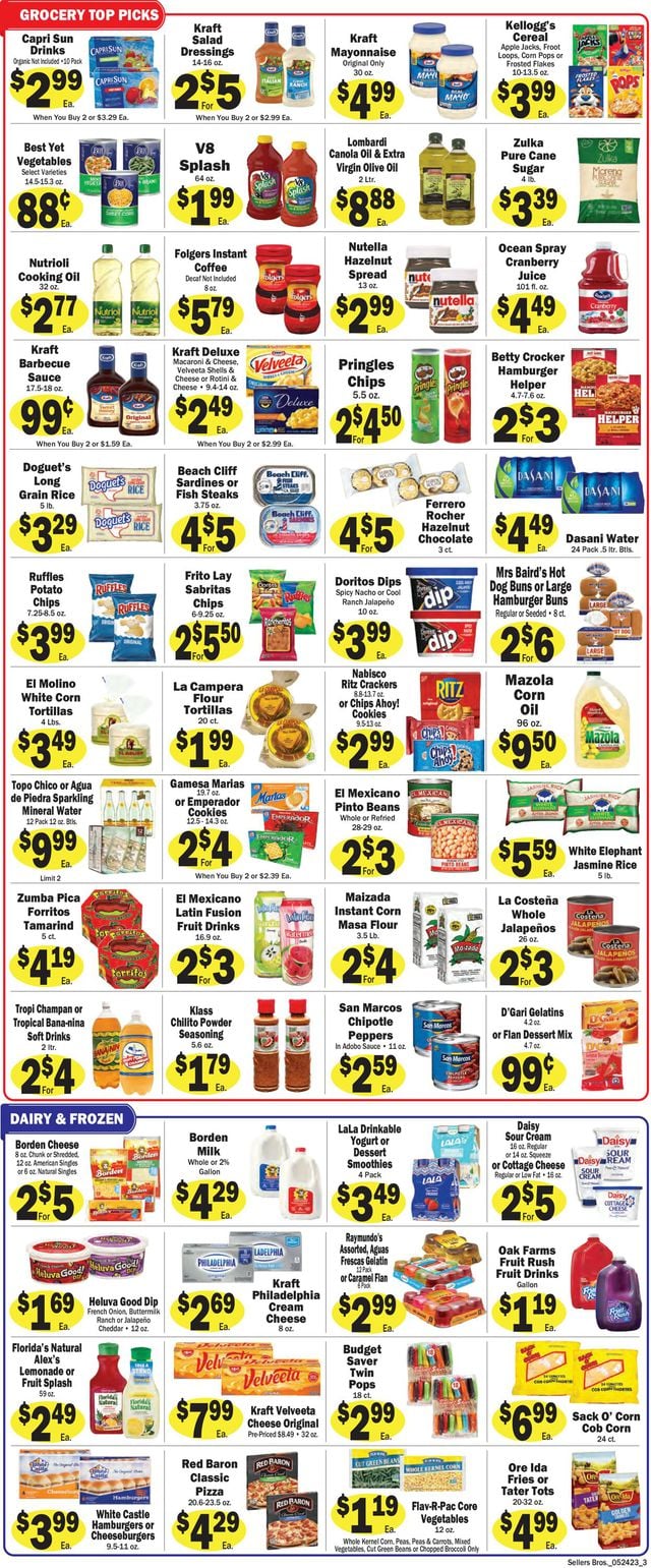 Sellers Bros. Ad from 05/24/2023