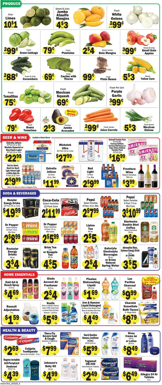 Sellers Bros. Ad from 05/31/2023
