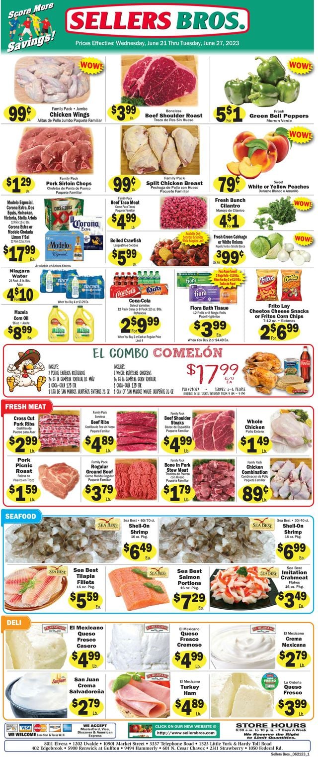 Sellers Bros. Ad from 06/21/2023