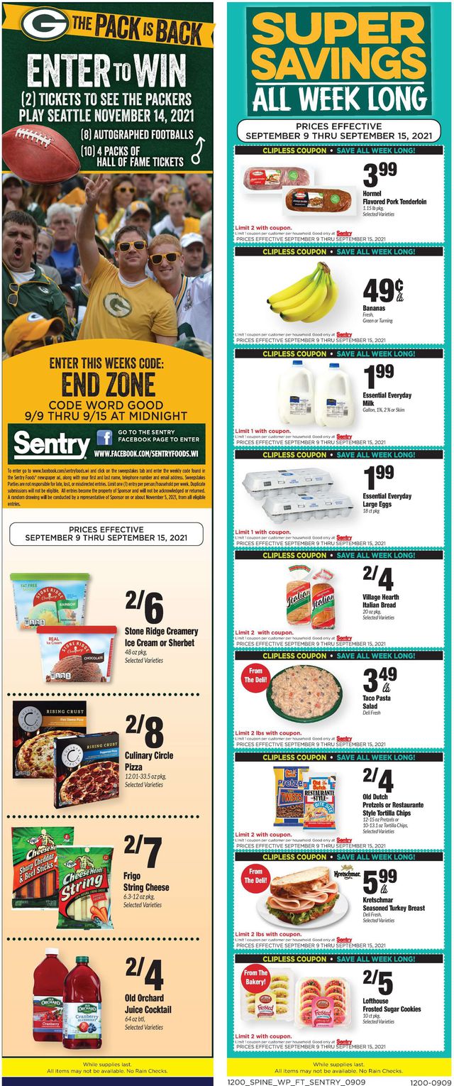 Sentry Ad from 09/09/2021