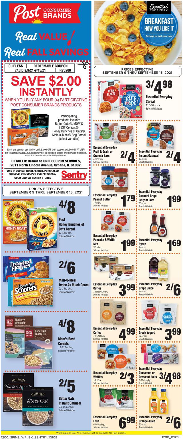 Sentry Ad from 09/09/2021