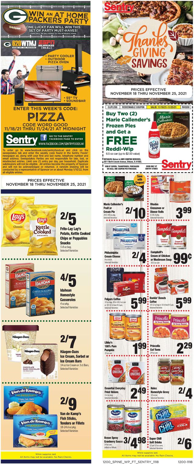 Sentry Ad from 11/18/2021