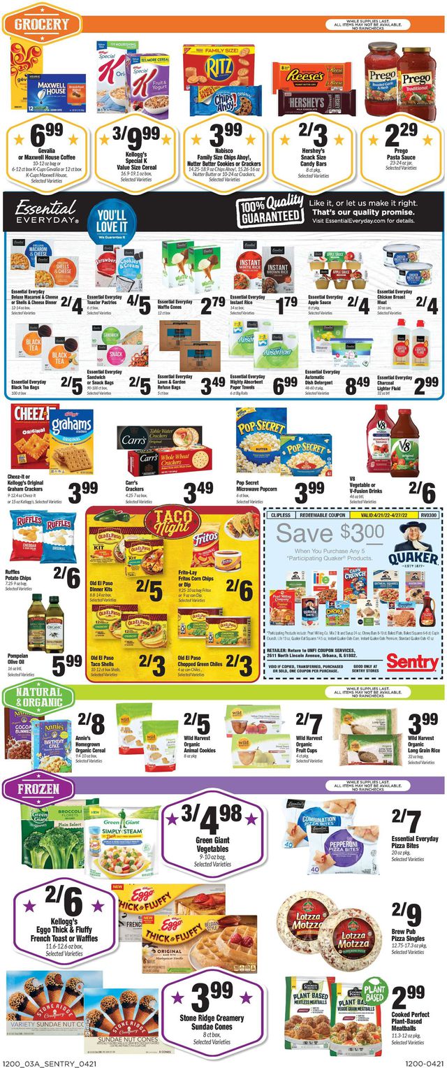 Sentry Ad from 04/21/2022