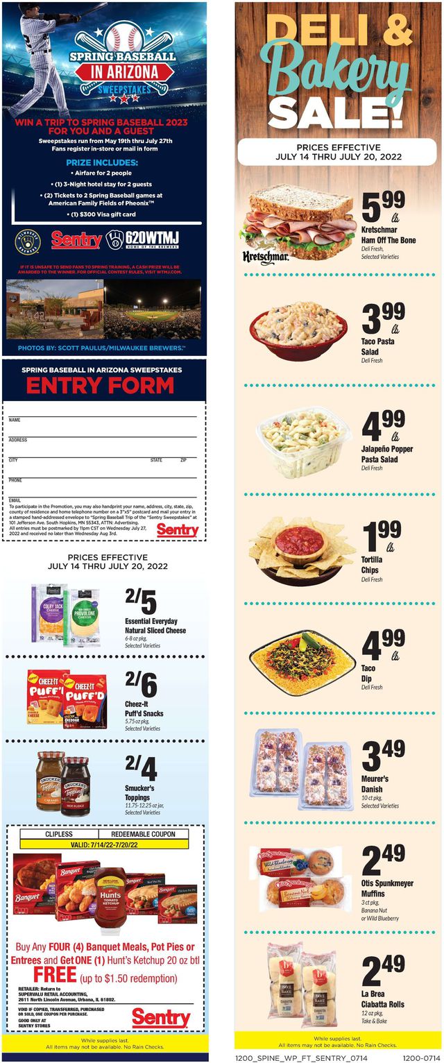 Sentry Ad from 07/14/2022