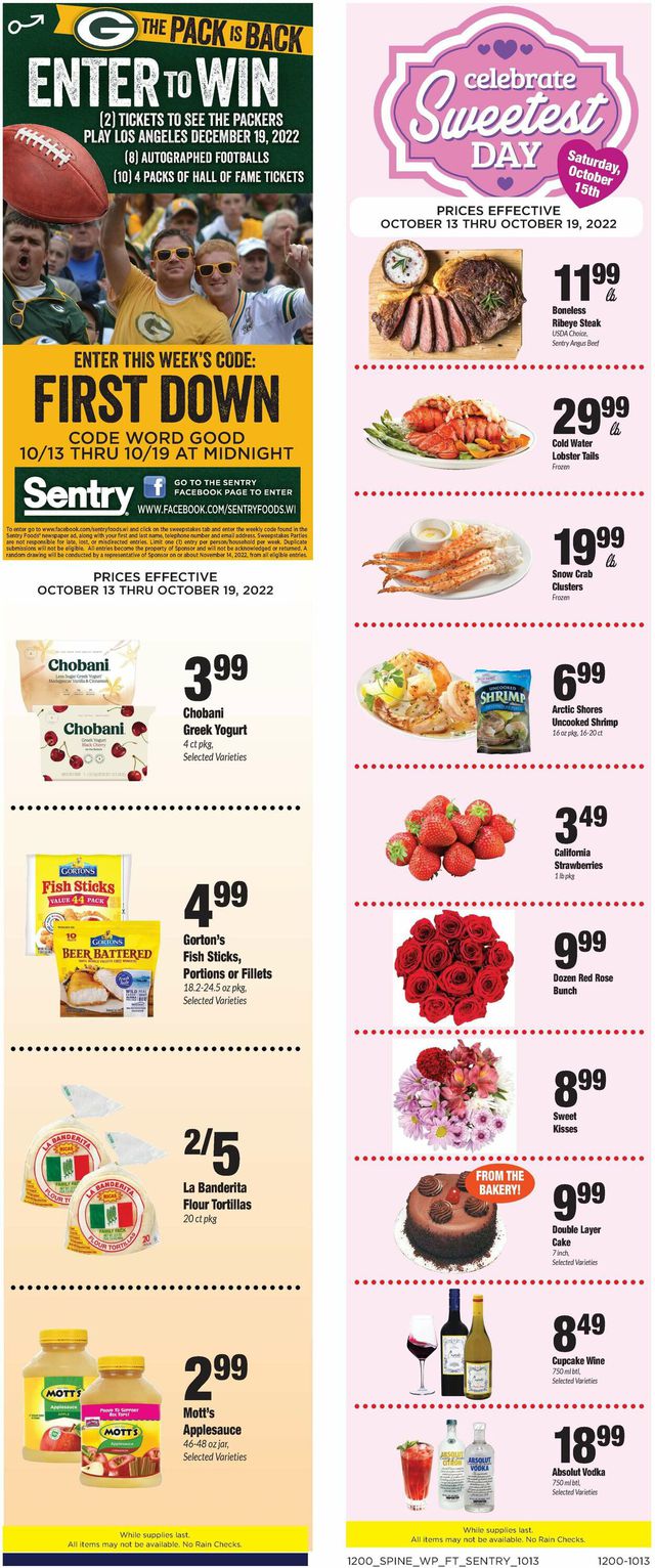 Sentry Ad from 10/13/2022