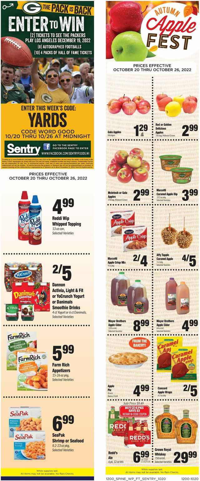 Sentry Ad from 10/20/2022
