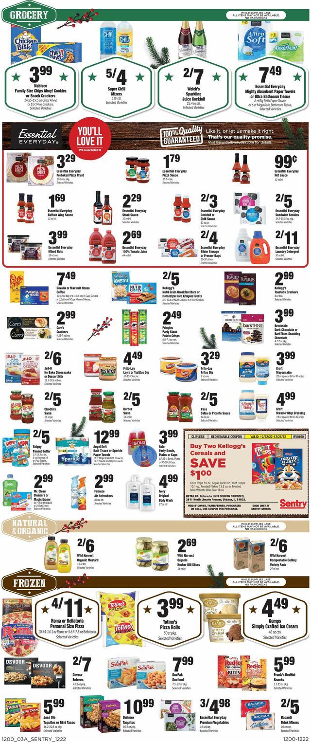 Sentry Ad from 12/22/2022