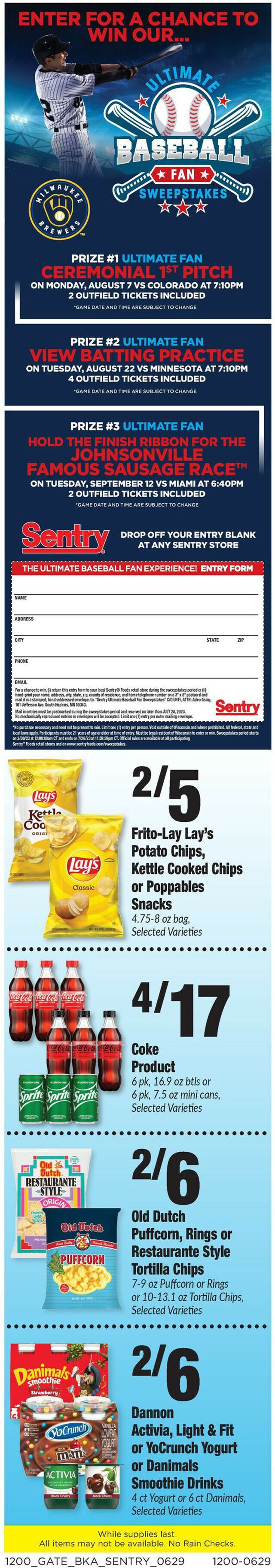 Sentry Ad from 06/29/2023