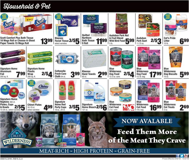 Shaw’s Ad from 09/06/2019