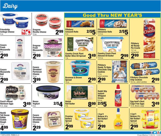 Shaw’s Ad from 11/29/2019