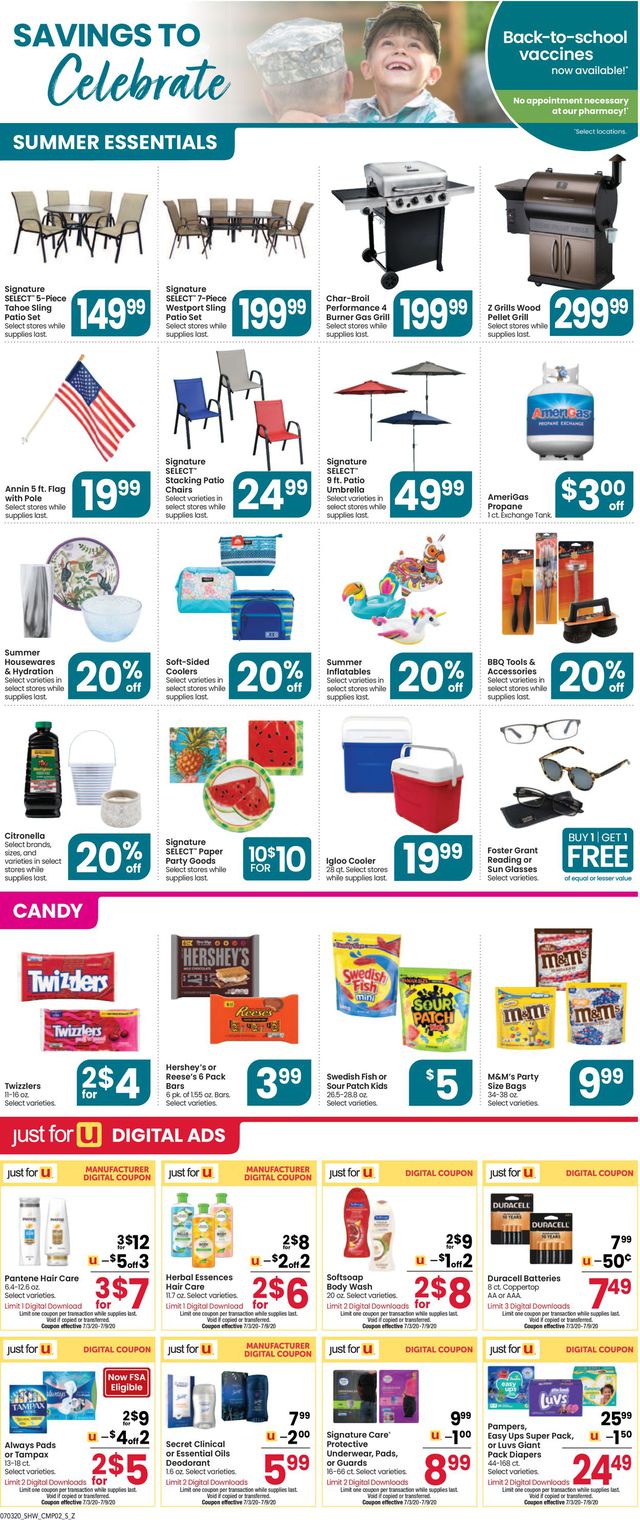 Shaw’s Ad from 07/03/2020