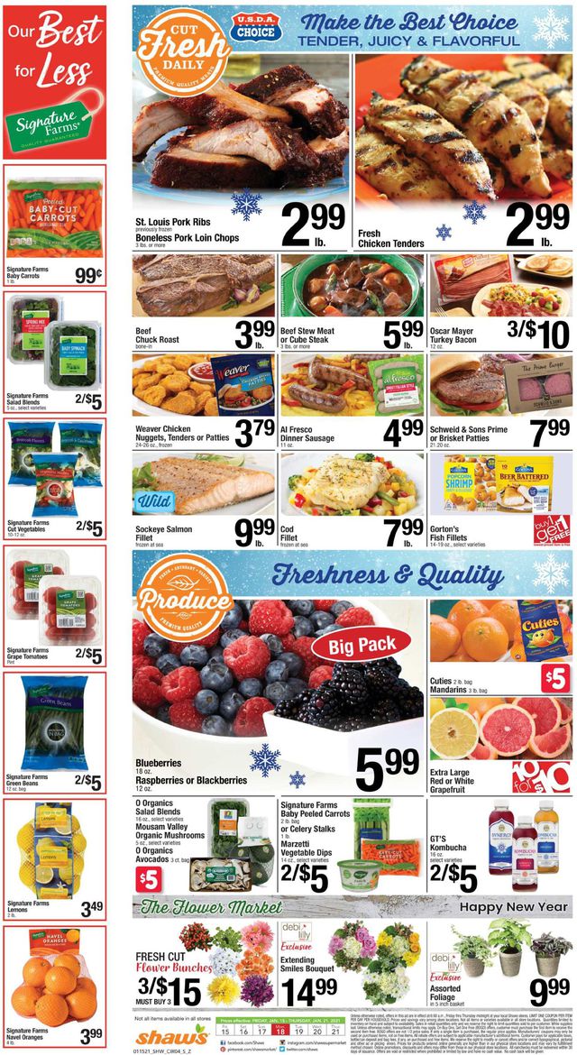 Shaw’s Ad from 01/15/2021