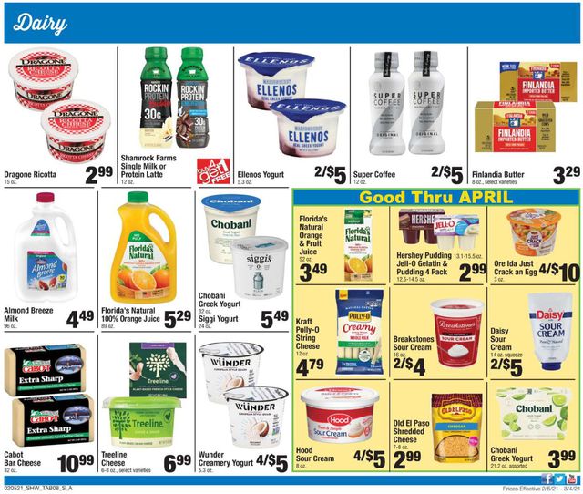 Shaw’s Ad from 02/05/2021