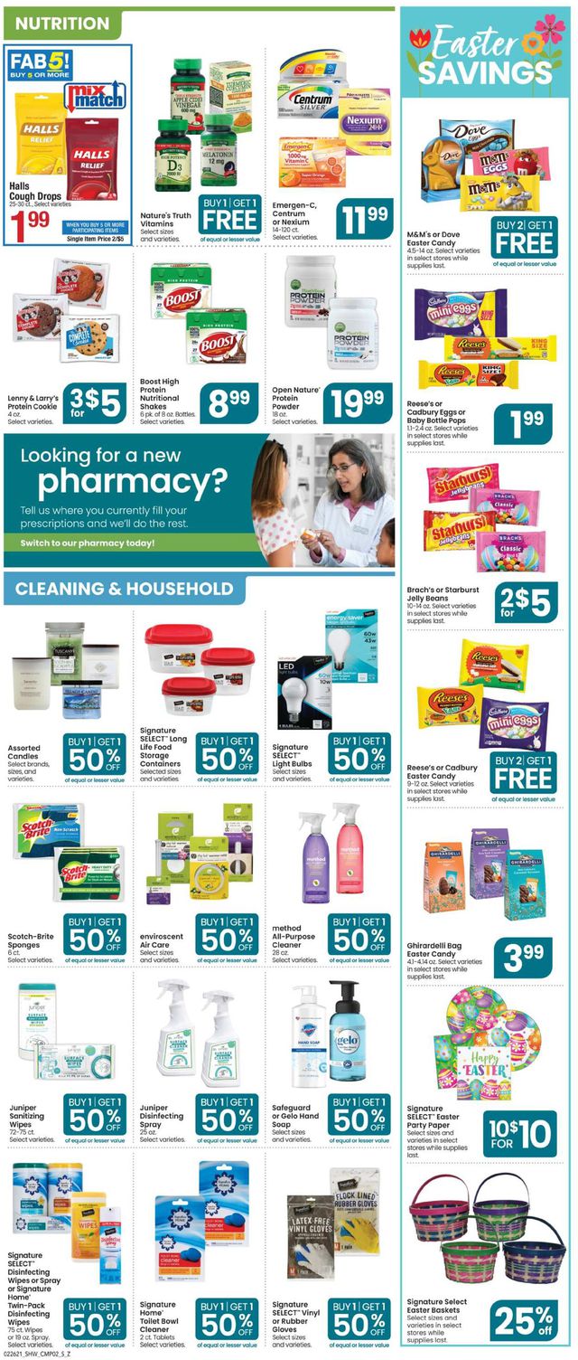 Shaw’s Ad from 02/26/2021