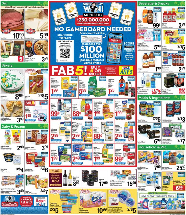Shaw’s Ad from 03/12/2021
