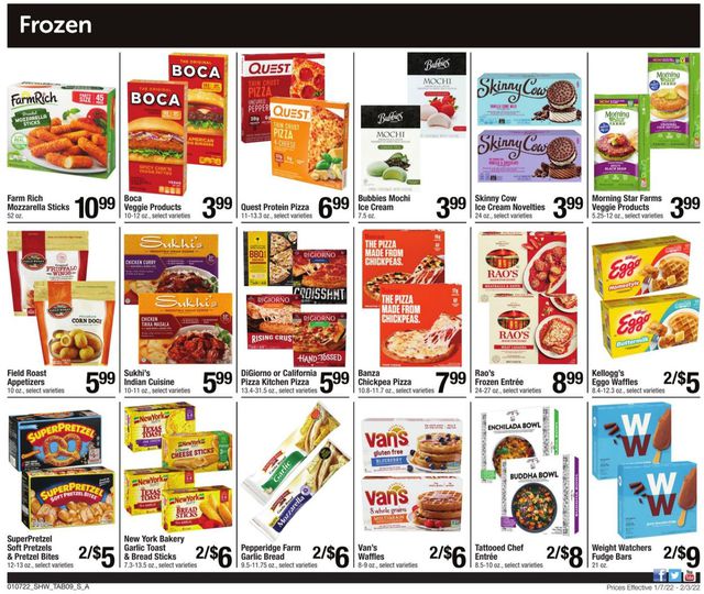 Shaw’s Ad from 01/07/2022