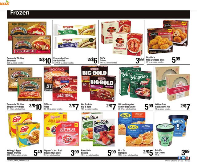 Shaw’s Ad from 02/04/2022