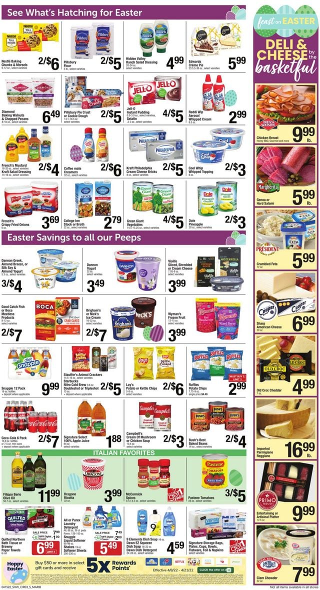 Shaw’s Ad from 04/15/2022