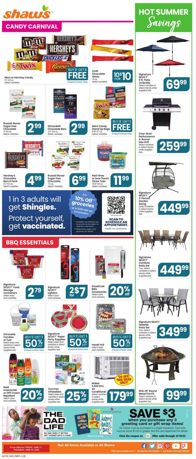 Shaw’s Ad from 06/17/2022