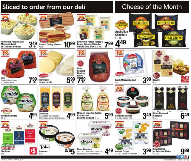 Shaw’s Ad from 07/08/2022