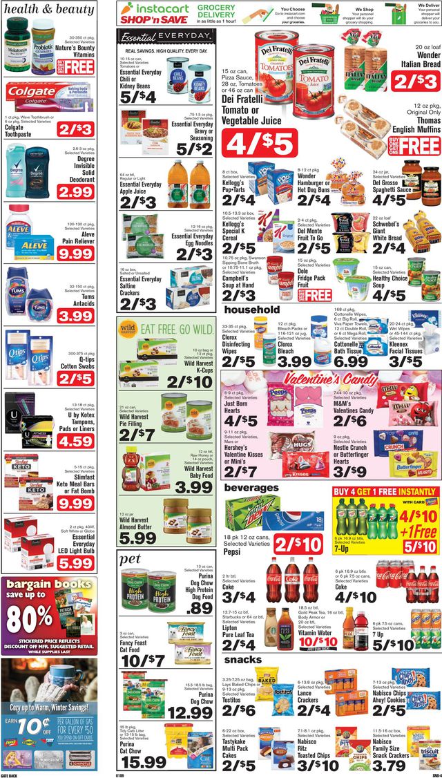 Shop ‘n Save (Pittsburgh) Ad from 01/09/2020