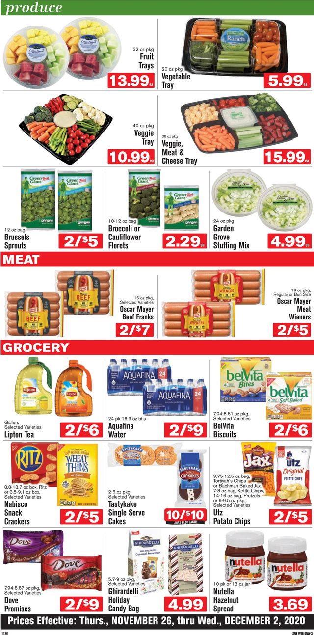 Shop ‘n Save (Pittsburgh) Ad from 11/26/2020