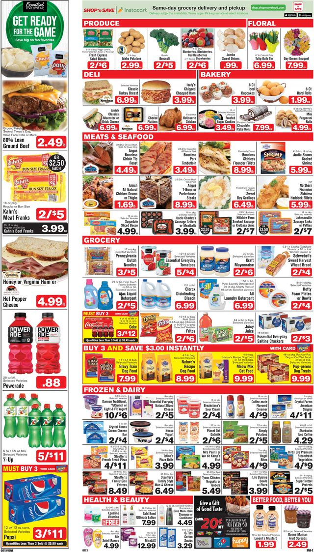 Shop ‘n Save (Pittsburgh) Ad from 01/21/2021