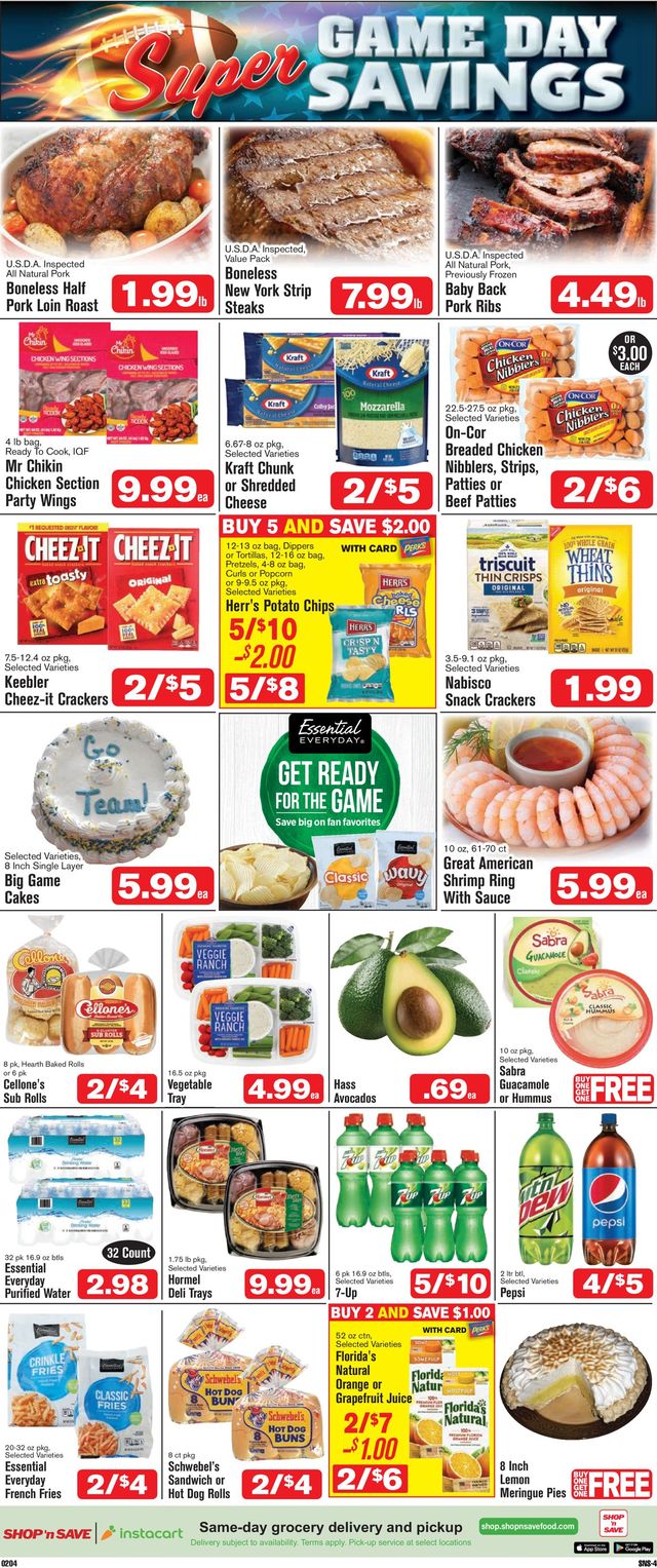 Shop ‘n Save (Pittsburgh) Ad from 02/04/2021