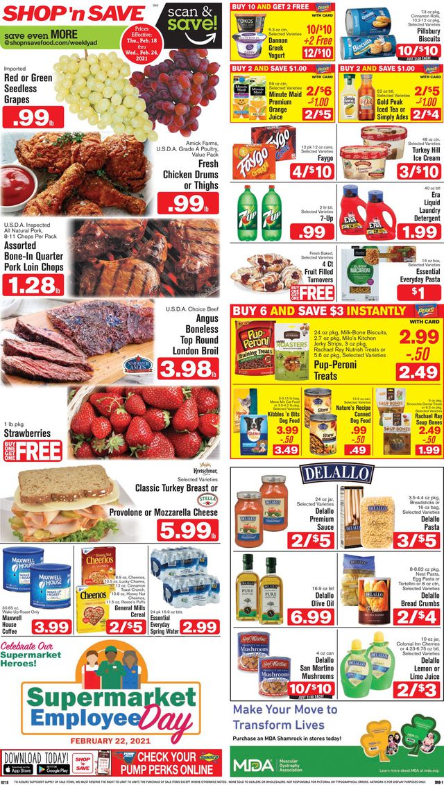 Shop ‘n Save (Pittsburgh) Ad from 02/18/2021