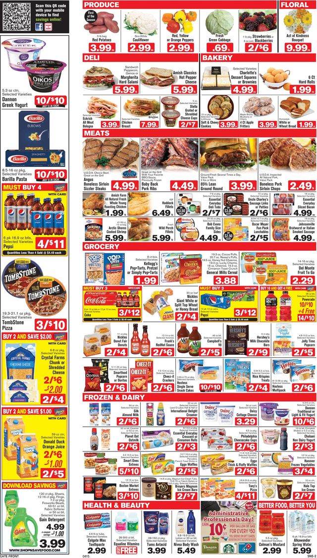Shop ‘n Save (Pittsburgh) Ad from 04/15/2021