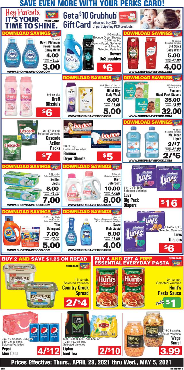 Shop ‘n Save (Pittsburgh) Ad from 04/29/2021