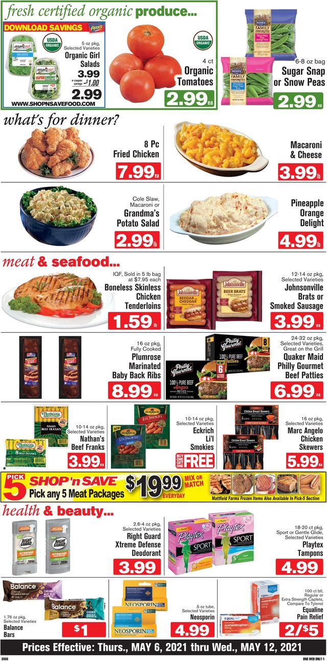 Shop ‘n Save (Pittsburgh) Ad from 05/06/2021