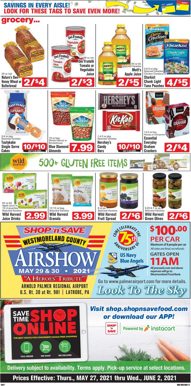 Shop ‘n Save (Pittsburgh) Ad from 05/27/2021