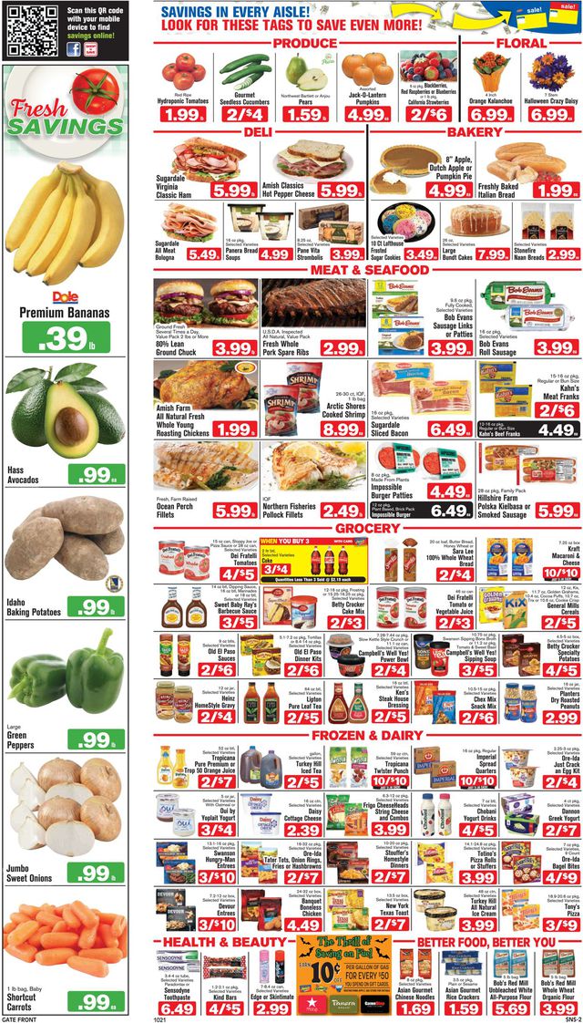 Shop ‘n Save (Pittsburgh) Ad from 10/21/2021