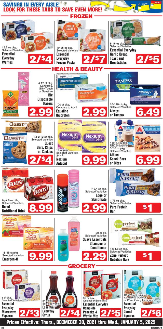Shop ‘n Save (Pittsburgh) Ad from 12/30/2021