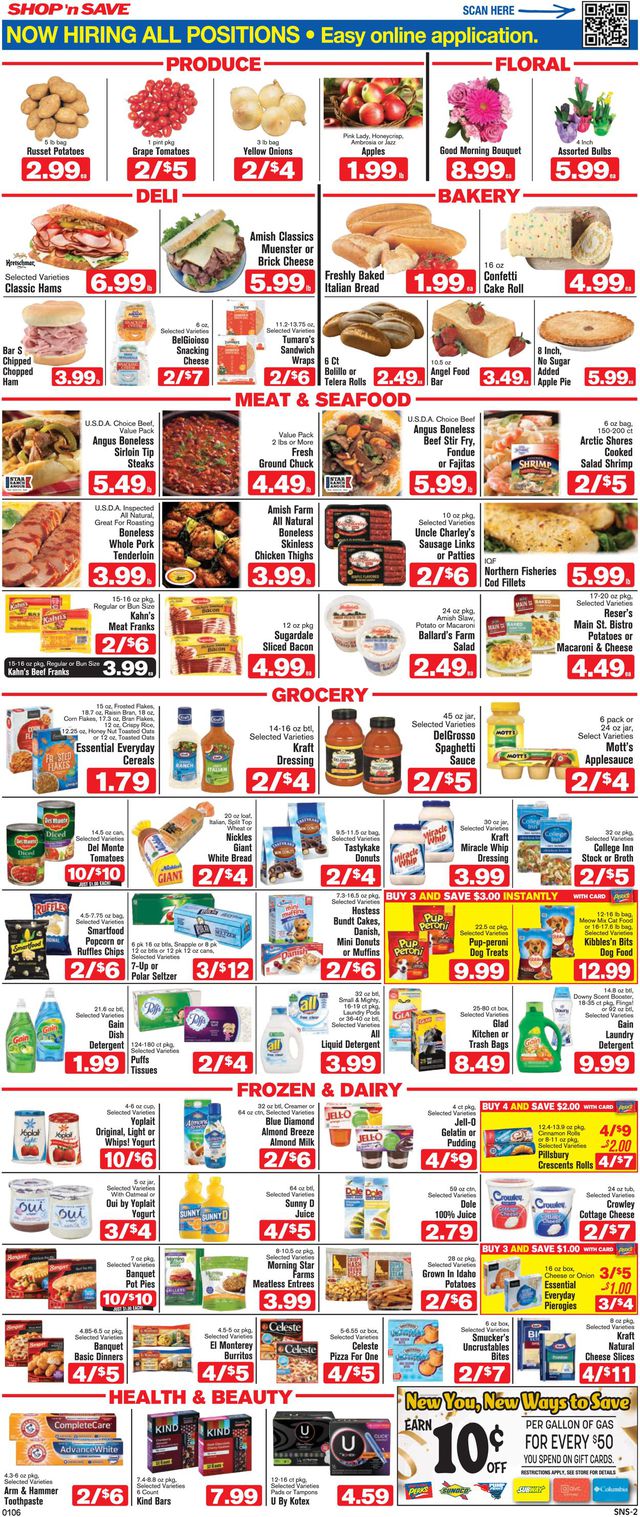 Shop ‘n Save (Pittsburgh) Ad from 01/06/2022