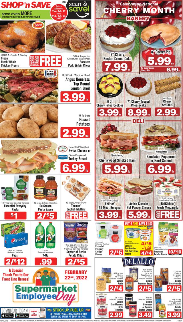 Shop ‘n Save (Pittsburgh) Ad from 02/17/2022