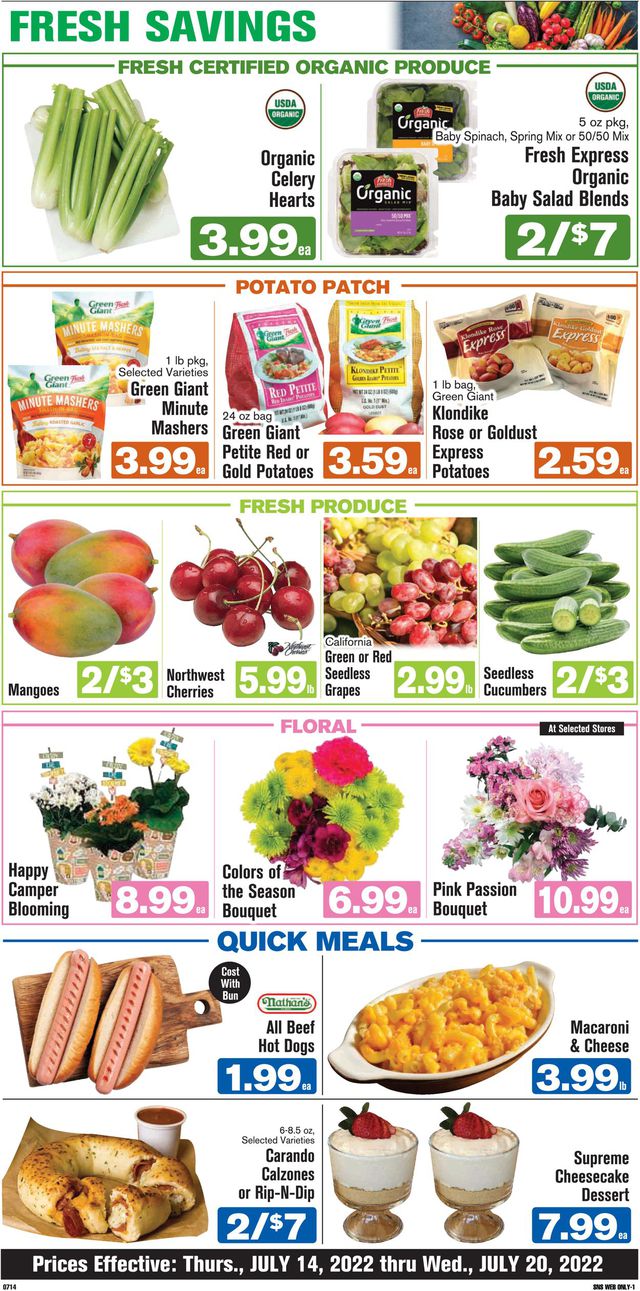 Shop ‘n Save (Pittsburgh) Ad from 07/14/2022