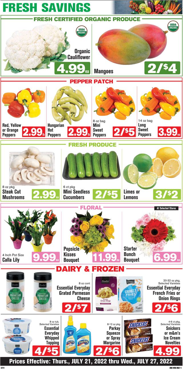 Shop ‘n Save (Pittsburgh) Ad from 07/21/2022