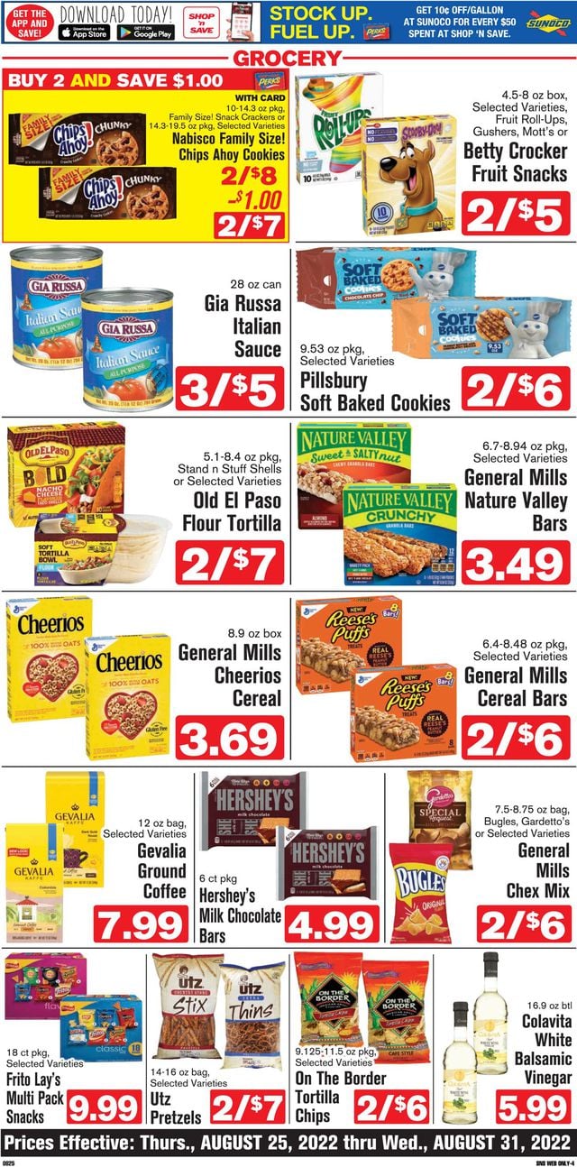 Shop ‘n Save (Pittsburgh) Ad from 08/25/2022