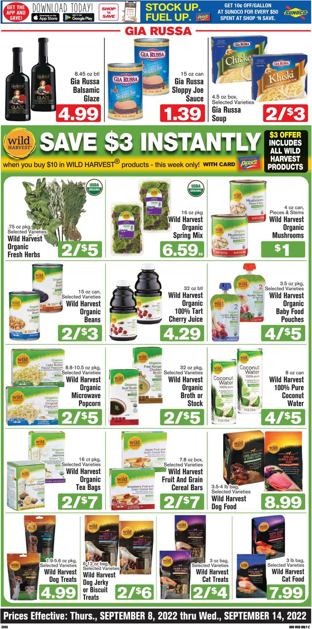 Shop ‘n Save (Pittsburgh) Ad from 09/08/2022