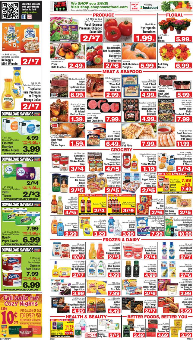 Shop ‘n Save (Pittsburgh) Ad from 09/22/2022