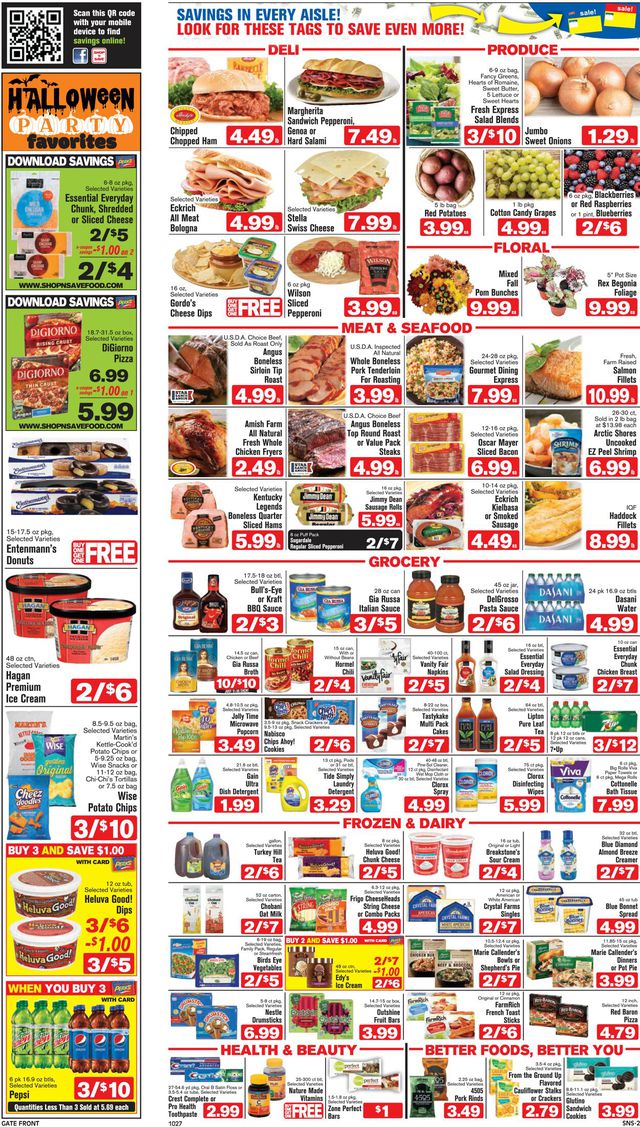 Shop ‘n Save (Pittsburgh) Ad from 10/27/2022