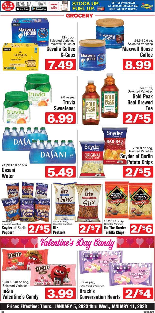 Shop ‘n Save (Pittsburgh) Ad from 01/05/2023