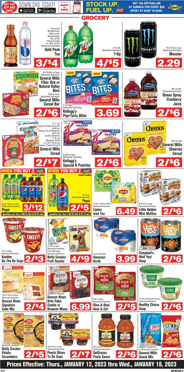 Shop ‘n Save (Pittsburgh) Ad from 01/12/2023