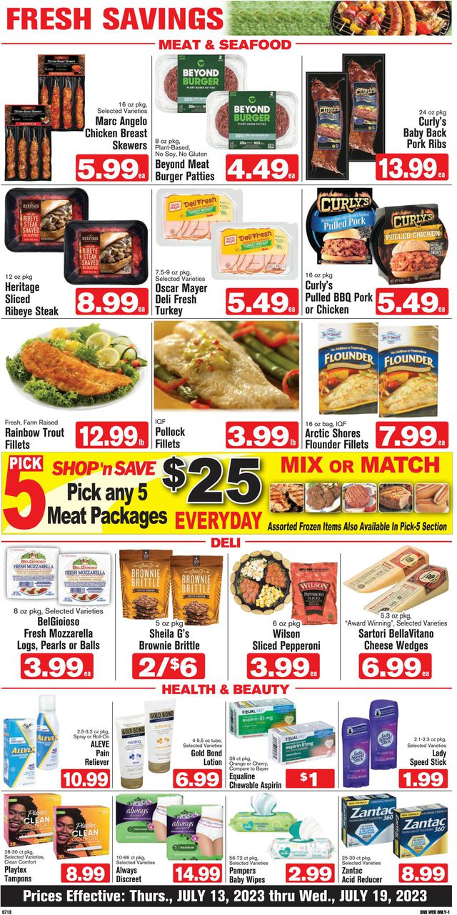Shop ‘n Save (Pittsburgh) Ad from 07/13/2023