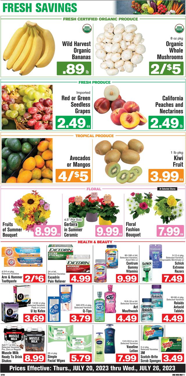 Shop ‘n Save (Pittsburgh) Ad from 07/20/2023