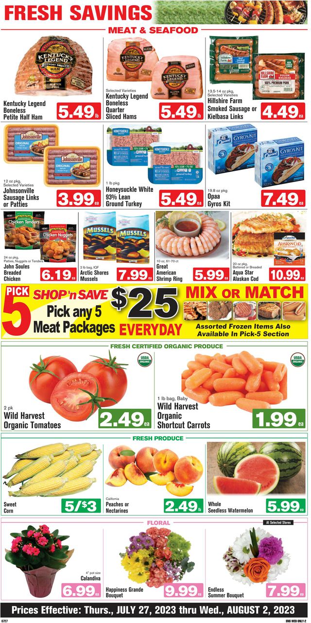 Shop ‘n Save (Pittsburgh) Ad from 07/27/2023