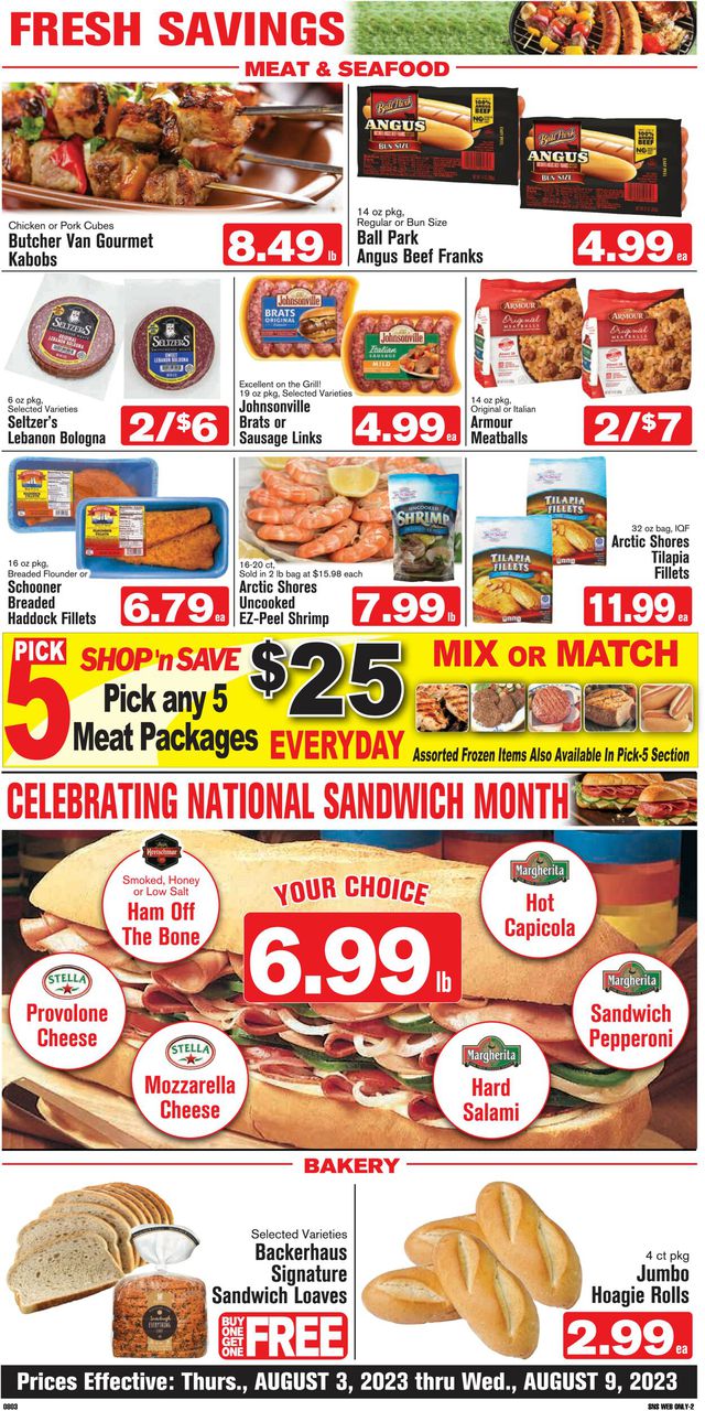 Shop ‘n Save (Pittsburgh) Ad from 08/03/2023