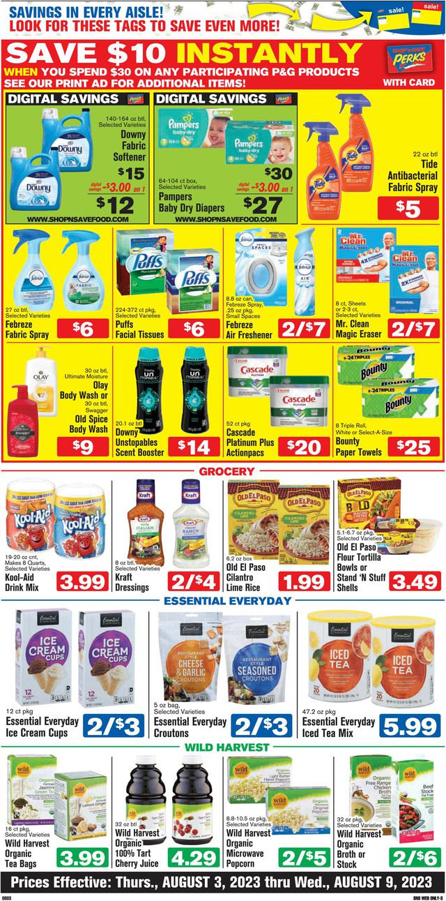Shop ‘n Save (Pittsburgh) Ad from 08/03/2023